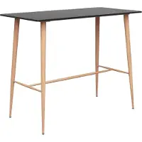 Syfax Bartafel 120x60x105 cm zwart