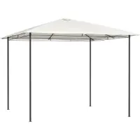 The Living Store De Living Store paviljoen, afmetingen 3x3x2,6 meter, kleur crème, materiaal: 160 g/m²