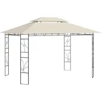 Syfax Prieel 160 g/m² 4x3x2,7 m crèmekleurig