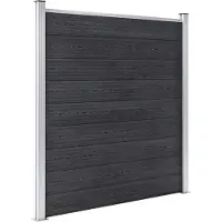 vidaXL Schutting 872x186 cm HKC grijs