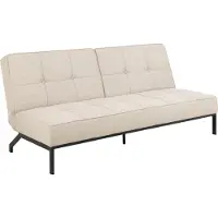 Actona basic Sabine Slaapbank - Geweven - Beige