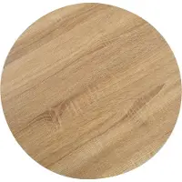 vidaXL Bistrotafel 80 cm MDF lichtbruin