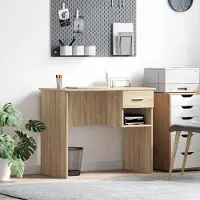 Prolenta Maison Exclusive - Bureau Sonoma-eikenhout, 90 x 49 x 75 cm, houtvezel