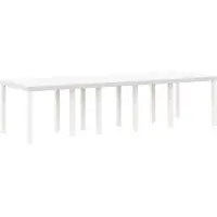 Syfax Tuinstafel Wit 300 x 100 x 73 cm poly rattan