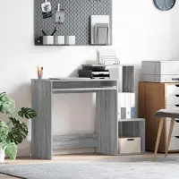 Prolenta Maison Exclusive - Bureau in Sonoma-grijs, afmetingen 106 x 41 x 88,5 cm, materiaal: houtvezelplaat