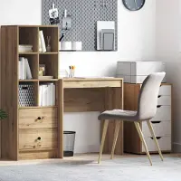 Prolenta Maison Exclusive - Bureau, ambachtelijk eikenhout, 70 x 40 x 76 cm