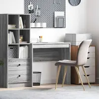 Prolenta Maison Exclusive - Bureau, grijze Sonoma-kleur, 80 x 40 x 76 cm