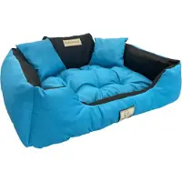 AIO Factory Hondenmand KINGDOG 100x75 cm gepersonaliseerd waterdicht blauw