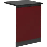 Vicco R-Line Vaatwasserfrontpaneel – 60 cm, WB Antraciet Rood