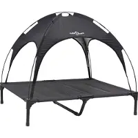Syfax Hondenbed Zwart 92 x 77 x 82,5 cm Staal