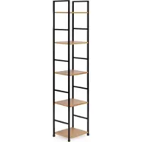Modernhome Boekenkast - 144,5 cm - MDF - bruin