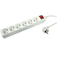 Merkloos TCD 6V + RA 1,5 Meter 3x1,0mm Wit + Schakelaar
