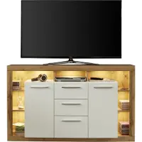 Trendteam tv-meubelset Rock | 150 x 40 x 90 cm | Wotan Oak White-design