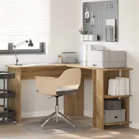 Prolenta Maison Exclusive - Hoekbureau, uitvoering: massief eikenhout