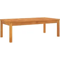 Syfax Salontafel 100x50x33 cm massief acaciahout