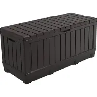 Keter Kentwood Serie - Tuinkist - 350L - Weerbestendig - Bruin