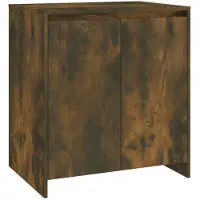 Syfax Dressoir 70x41x75 cm bewerkt hout gerookt eikenkleurig