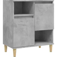 Syfax Dressoir 60x35x70 cm bewerkt hout betongrijs