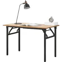 Neu.haus [.haus] Klaptafel - 120 x 60 cm, bureau, kantoortafel, computerbureau, inklapbare tafel, beuken / zwart