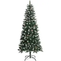Syfax Kunstkerstboom met standaard 150 cm PVC groen
