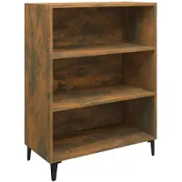 Syfax Dressoir 69,5x32,5x90 cm bewerkt hout gerookt eikenkleurig