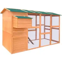 Syfax Kippenhok 295x163x170 cm hout