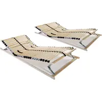 Prolenta Maison Exclusive - Lattenbodem, 2 stuks, met 28 latten, 7 zones, 70x200 cm