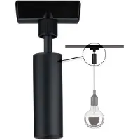 Paulmann 96914 Opbouwsysteemcomponenten Pendeladapter Zwart