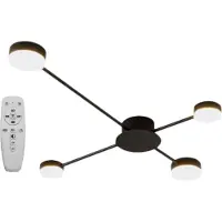 Toolight App519-4C Plafonnière Zwart 110X66,5X10Cm