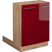 Vicco Fame-Line Keukeneiland – 60 cm zonder werkblad Bordeauxrode hoogglans