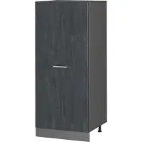 Vicco R-Line Hoge kast – 60 cm Zwart beton