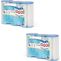 Intex – Accessoires voor filterinstallaties - Filterpatronen - Type A - 6 stuks