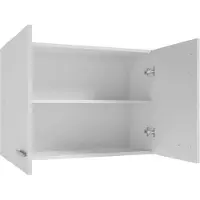 Deftrans Wandkast Keuken 80 cm - mat wit - 2 deuren