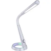 Globo Lighting Bureaulamp Mitti zilvergrijs