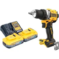 DeWalt DCD 800 H2 accuboormachine 18 V 90 Nm borstelloos + 2x Powerstack accu 5.0 Ah + lader