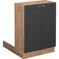 Vicco Fame-Line Keukeneiland – 60 cm zonder werkblad Antraciet-goud