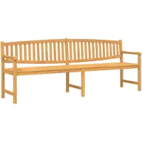 vidaXL Tuinbank 228x59,5x90 cm massief teakhout