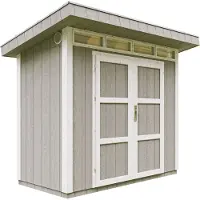 Timbela M901A-TUNDRA GREY - LP SmartSide Tuinhuis op houtbasis - 3 m² - L161xL293xH239 cm - met vloer en verf