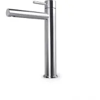 Hotbath Buddy B103H Wastafelkraan Hoog Model - Chroom - Zonder Waste - Messing - Kranen, Wastafelkranen, Opbouw Wastafelkranen - 8721122557907