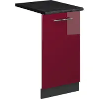 Vicco Fame-Line Vaatwasserfrontpaneel – 45 cm, WB Antraciet Bordeauxrode hoogglans