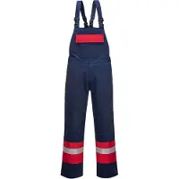 Portwest FR57 Bizflame Plus overall met schort, marineblauw, maat 4XL
