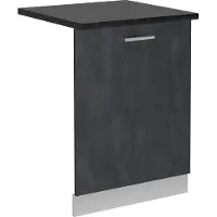 Vicco R-Line Vaatwasserfrontpaneel – 60 cm, WB Antraciet Zwart beton