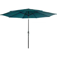 Happy Garden HAPUNA rechte ronde parasol 3,30m diameter blauw