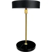 Dyberg Larsen Tafellampe , Moonlight, dimbare, Zwart, Woonkamer, Steen, Designer
