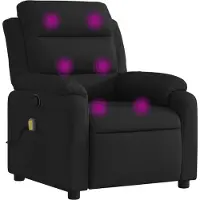 Syfax Massagestoel met zwarte stof
