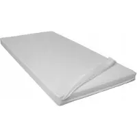 Furnlux Classic FURNLUX Matras zonder veren, basismodel, wit, 90x190 cm / Hoofdkleur: wit / Afmetingen: 90 x 190 x 8 cm