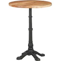 Prolenta Maison Exclusive - Bistrotafel, Ø60x76 cm, massief acaciahout