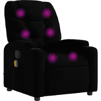 Syfax Massagestoel met zwarte stof