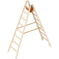 Layher 1038 houten steigertrap, 2x8 treden