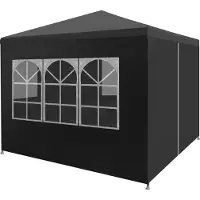 Syfax Partytent 3x3 m antracietkleurig